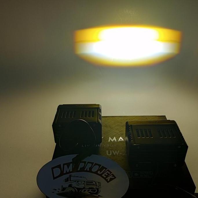 Sql 2 Mata Way Maker Uw2 Mini Projie  2 Matalaser Way Maker Uw-2 Militay 45W Lampu Tembak Motor Mobi