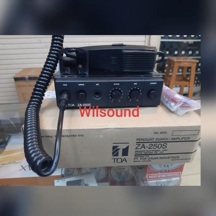 Amplifier Toa ZA 250s AMPLI MOBIL TOA