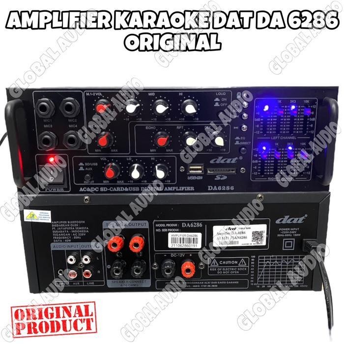Power Amplifier Karaoke Dat Da 6286 Original Amplifier Dat Da6286 Da6286 ( Bisa COD )