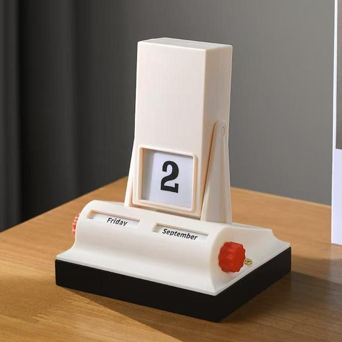 

TERMURAH - Kalender Flip Retro Perpetual Calendar Kalender Abadi Kalender Meja Sepanjang Masa