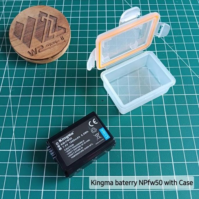 Kingma Baterai Battery Npfw50 With Case For Sony