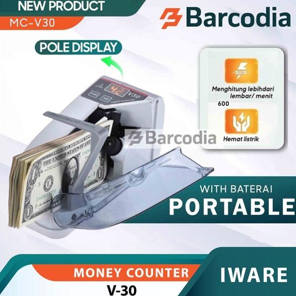 JEAN_ BARCODIA Money Counter Iware MC - V30