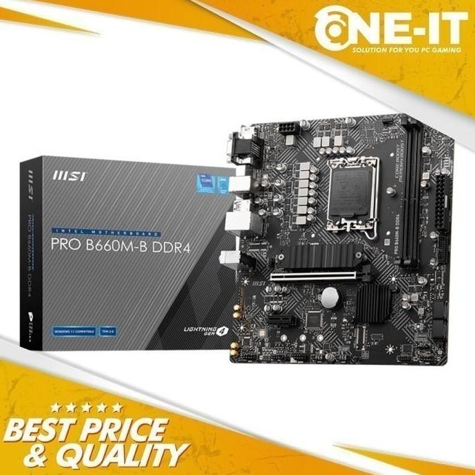 TERLARIS - Motherboard MSI PRO B660M-B DDR4 1700 Intel B660