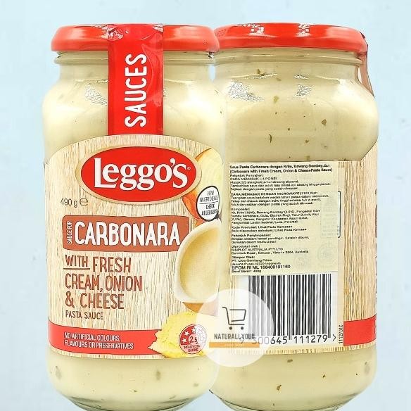

Leggos Carbonara Pasta Sauce Cheese 490Gr Bumbu Carbonara