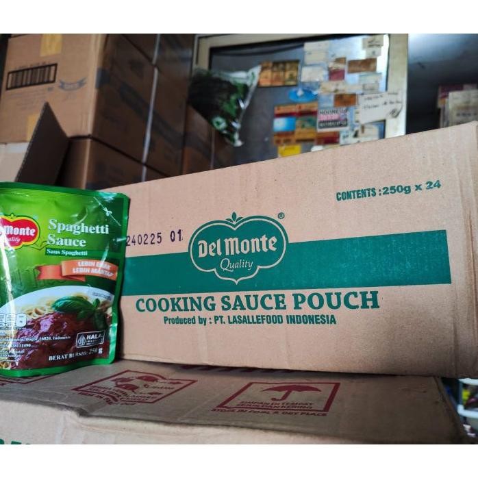 

Delmonte Spageti Sauce Cooking Sauce Pouch 250Ml Per Dus Isi 24 Pcs