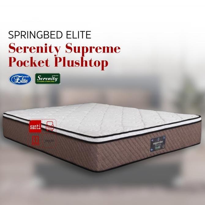 Springbed Elite Serenity Supreme Plushtop 180 X 200 Kasur Saja