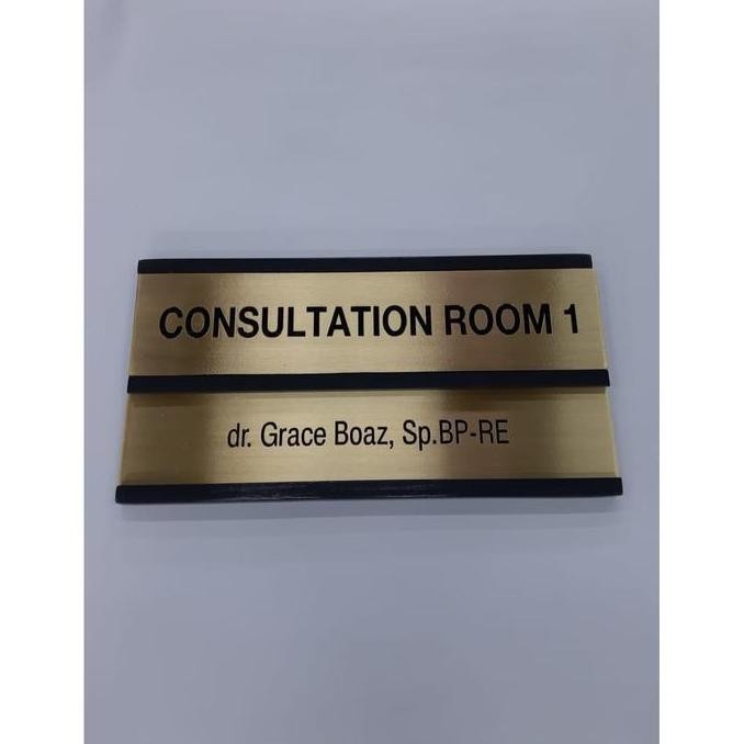 Signage Nama Ruangan Dokter