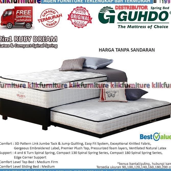 Guhdo 2In1 Ruby Dream (120X200Cm) Latex Tanpa Sandaran