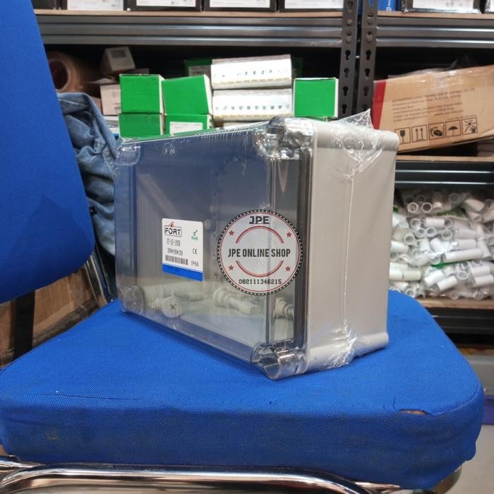 Fort Junction Box Panel Plastik 190x280x130 mm Cover Transparant