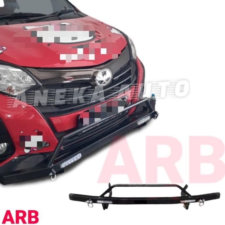 TANDUK DEPAN MINI ARB MOBIL CALYA SIGRA LAMPU LED FULL BESI