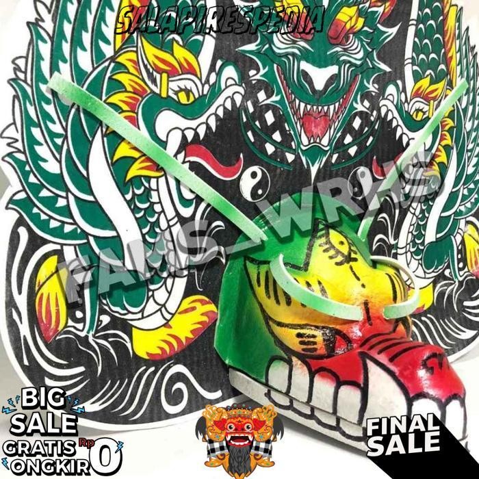 Barongan Anak Ukuran Sedang Spons Dragon Barongan Spons Barongan Hijau Barongan Murah Jawa Timur