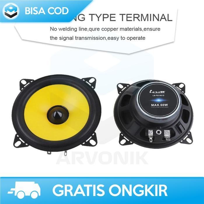 SPEAKER SUBWOOFER 4 INCH SUPER BASS 6 WATT PENGERAS SUARA PINTU MOBIL