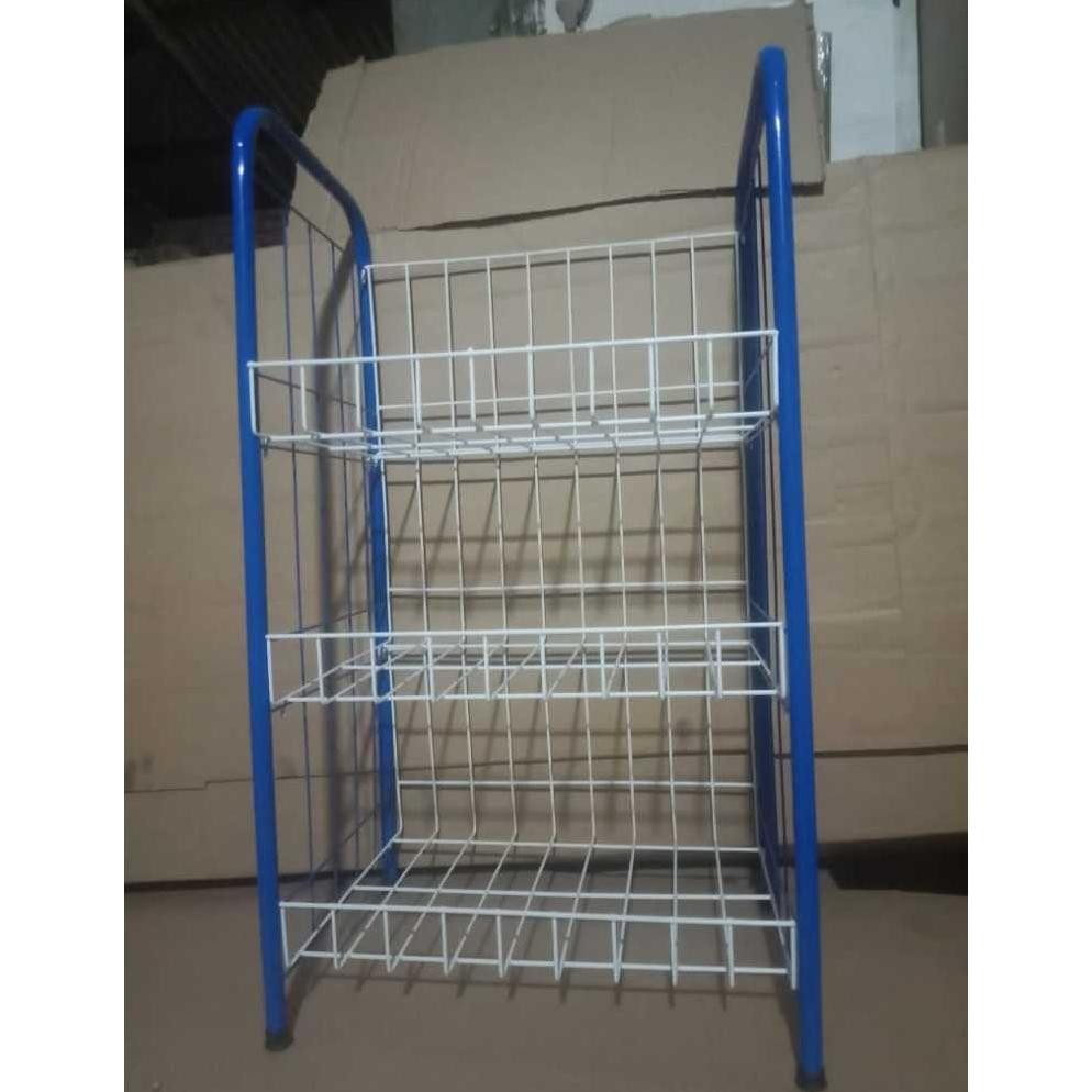 Rak chiki 3 susun / rak toko mini  / rak jajan / rak roti