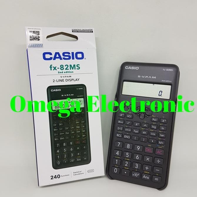 

Casio Fx-82Ms Scientific Calculator Kalulator Ilmiah Sekolah Kuliah