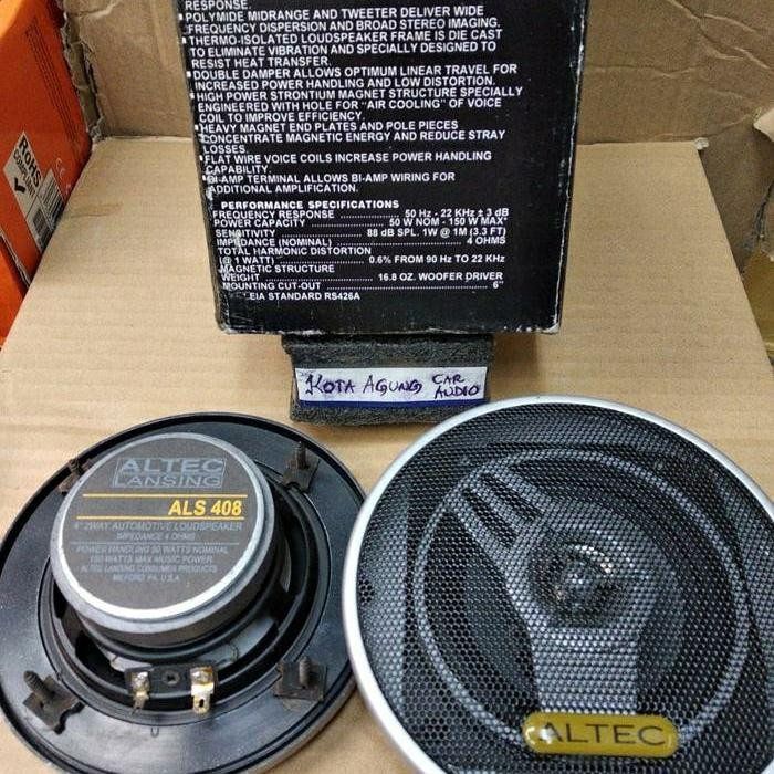 speaker coaxial 2way 4" altec lansing als408