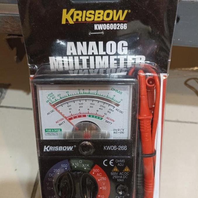 Multimeter Analog Kecil Krisbow Kw0600266 Restock