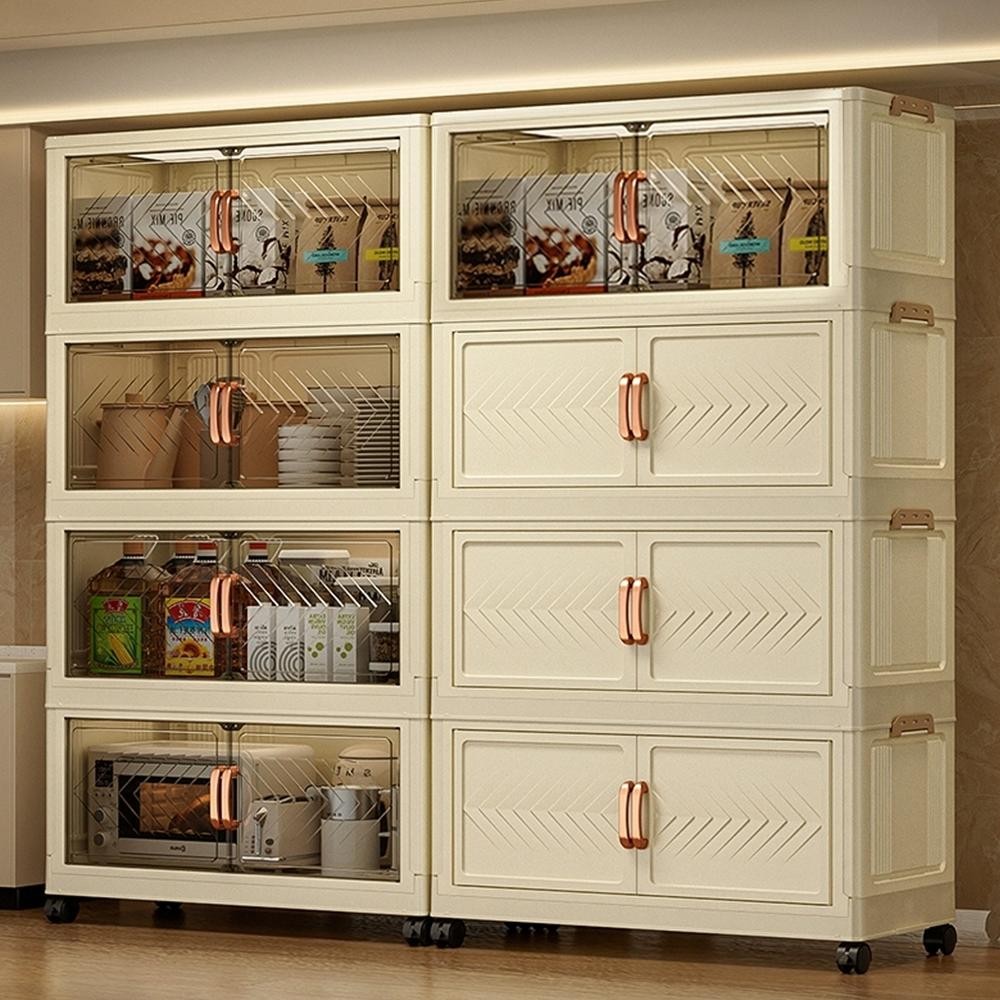 MAGIC Lemari Lipat Plastik Susun/Wardrobe Storage/Lemari Plastik Baju/Lemari Pakaian Ekstra besar