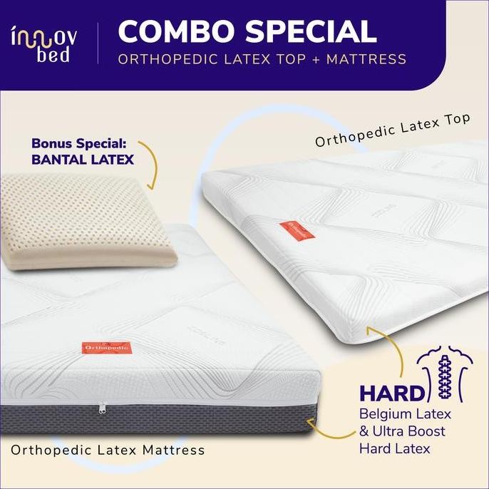 Combo Kasur & Topper Latex Orthopedic Innovbed