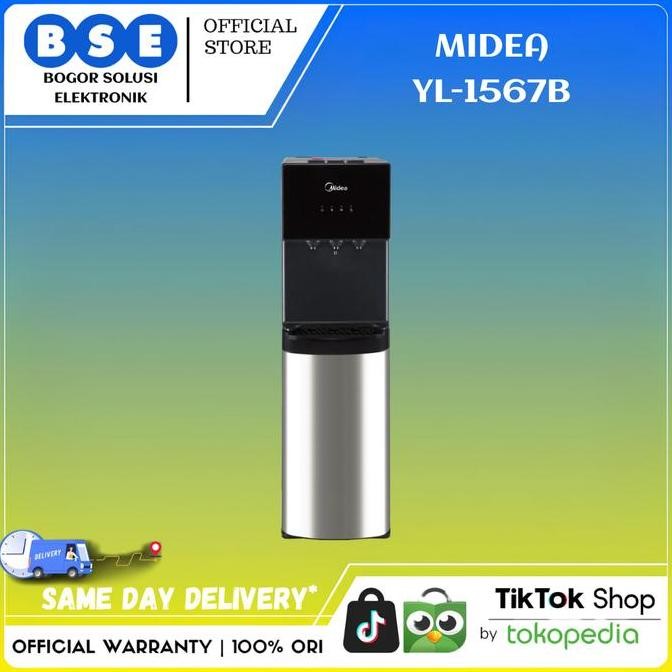 TERLARIS - Water Dispenser Galon Bawah Midea YL1567B YL-1567B Compressor