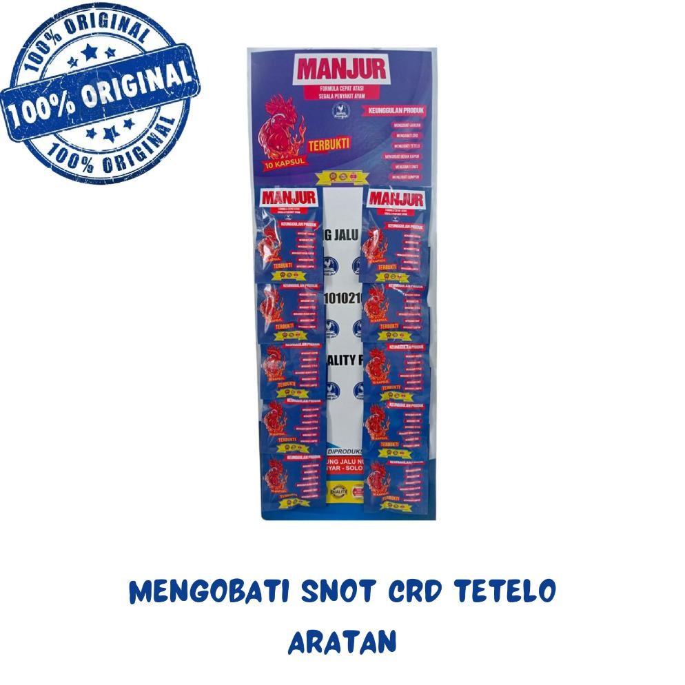 Diskon Manjur 1 Renteng Sawung Jalu - Obat Ayam Sakit Parah Diskon