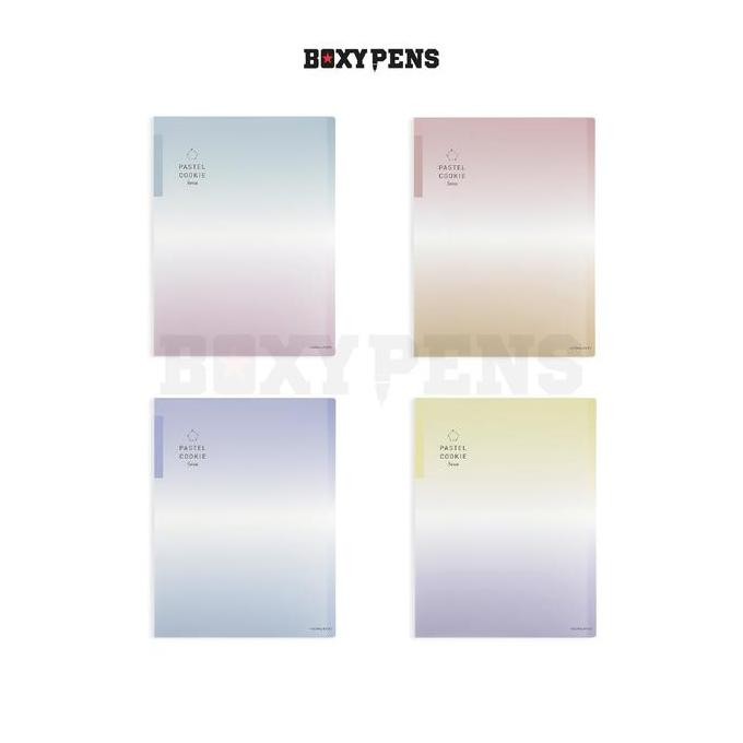 

NEW Kokuyo Pastel Cookie Document File Transparant A4