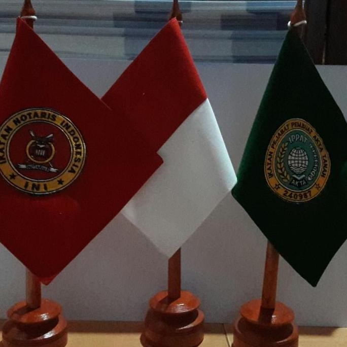 

Baru Bendera Notaris & Ppat Bahan Bludru Premium Meja/Kantor