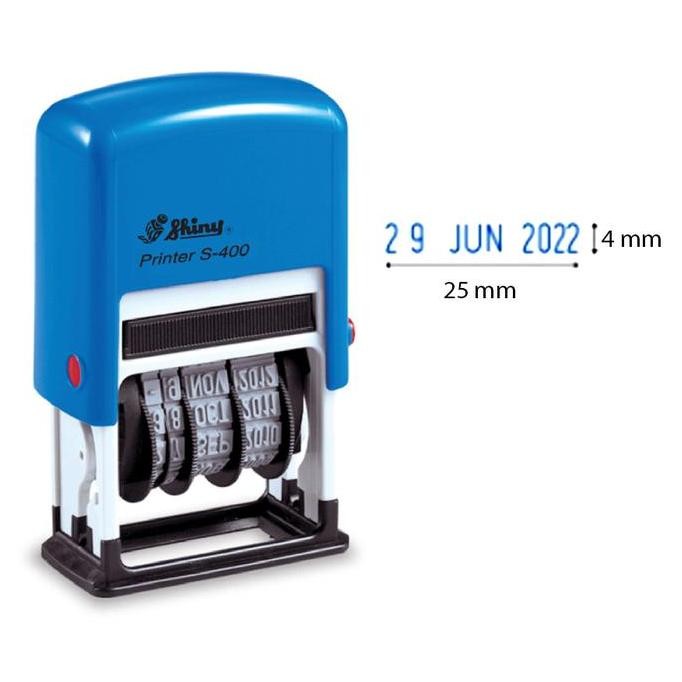 

Stempel Tanggal 4Mm Shiny S-400 Self-Inking