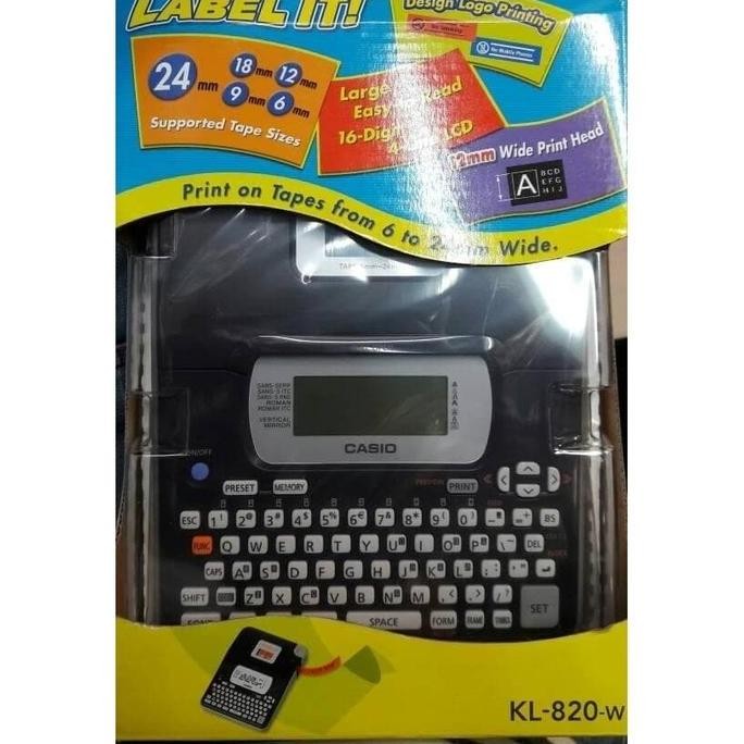 

NEW JUAL Label Print Casio KL-120 Mesin Label Printer KL 120 KL120 GARANSI