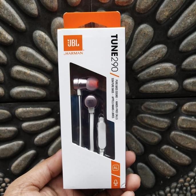 BEBAS ONGKIR - JBL t290 Earphone Resmi IMS with Mic Original