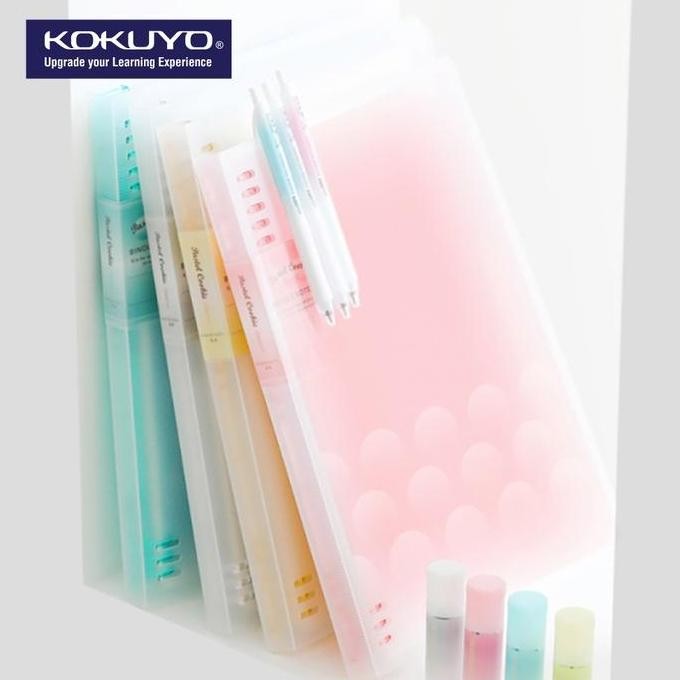 

TERLARIS - KOKUYO WSG-RUYP61 Pastel Cookies, 8 Ring Binder Notebook B5 (Max 100)