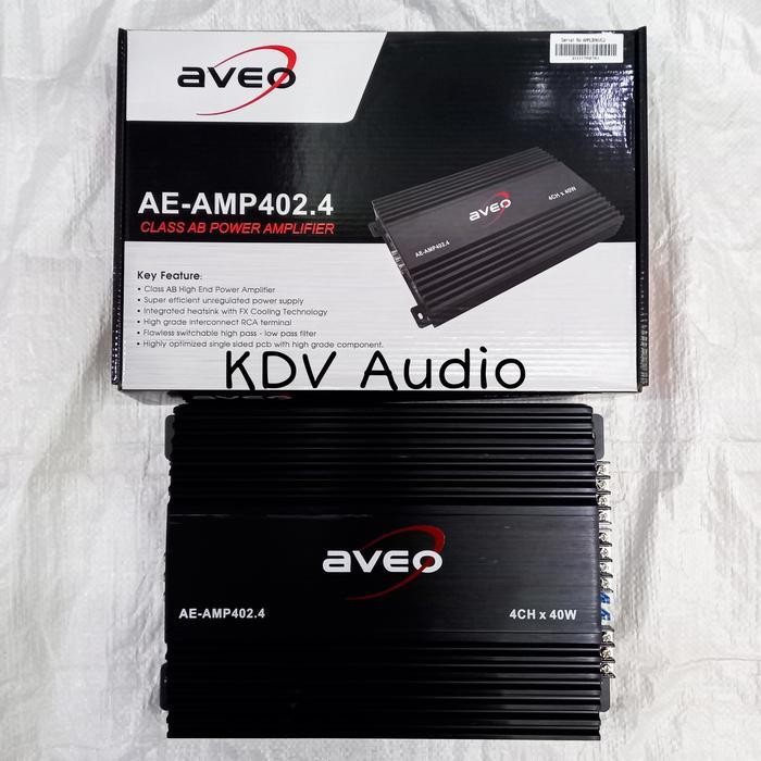 Power Aveo 4 Channel AE-AMP402.4 / Power Amplifier Audio Mobil