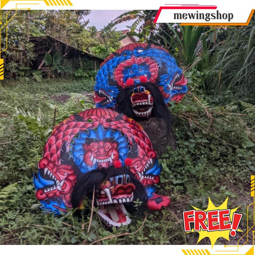 Mainan Tradisional Barongan Telon|Barongan Devil|Barongan Anak|Barongan Dewasa|Barongan Kayu|Baronga