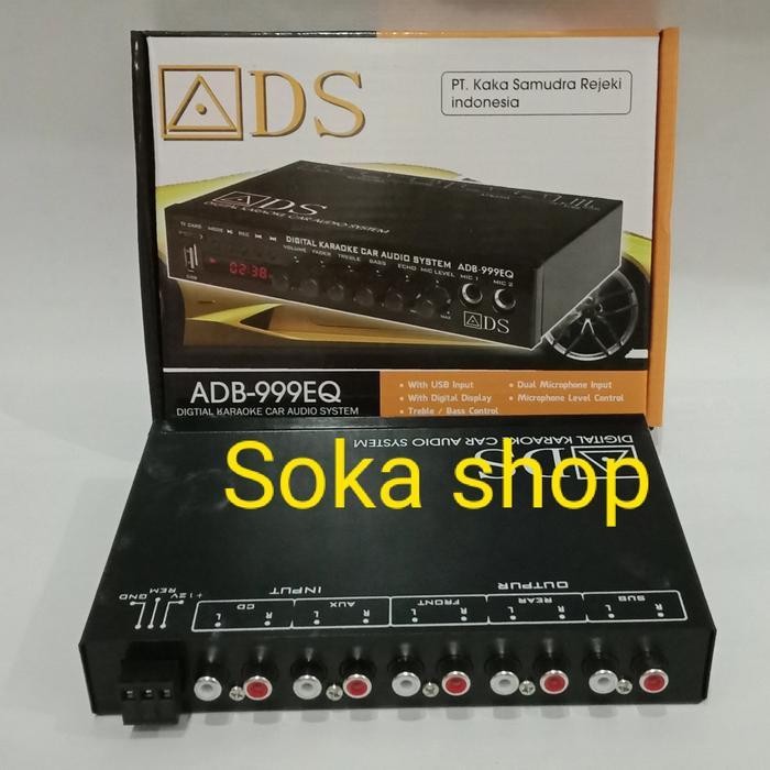 Parametrik ADS ADB-999EQ EQUALIZER Bluetooth Pre Amp ADS ADB-999EQ
