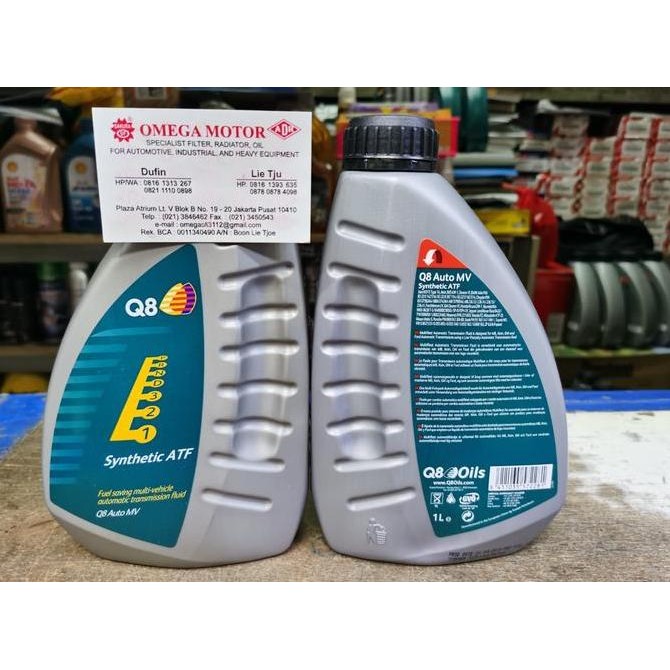 TERBARU - Q8 Synthetic ATF MV(dextron 6) 1 liter