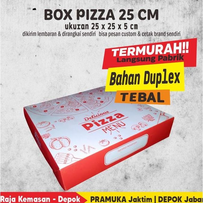 

TERBARU - Box Pizza 2x2x cm Bahan Duplex Motif Menarik (isi 0 pcs)