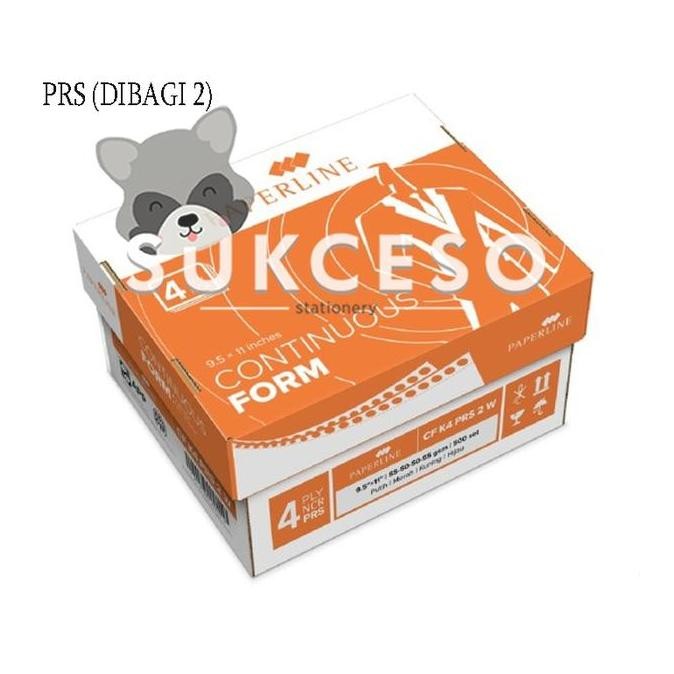 

TERMURAH - Paperline PPL Continous Form 4 Ply Warna (PRS) / Kertas CF K4 W PRS