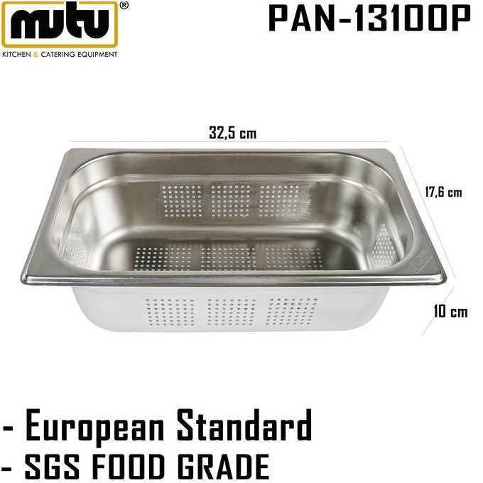 TERMURAH - food pan Peniris Makanan 1/3 Mutu PAN-13100P