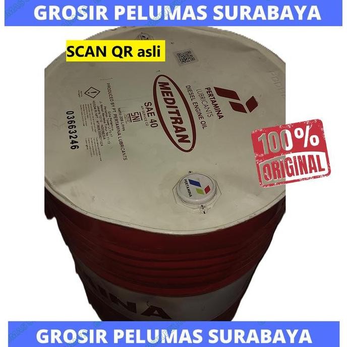 TERBARU - Oli Diesel Pertamina Meditran 40 sae 40 diesel engine oil drum 209ltr