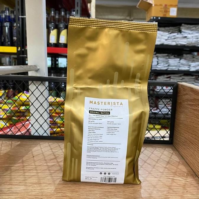 

Bubuk Minuman Masterista Original Matcha 800Gr / Bubuk Minuman Rasa Matcha / Bubuk Matcha Frappe (Mine)