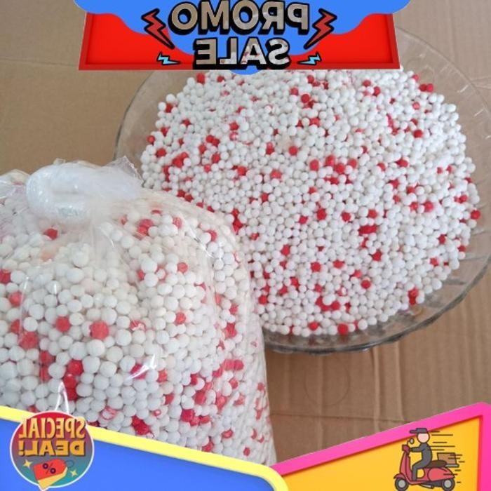 

Smile Today Sagu Mutiara 1Kg / Sagu Mutiara Merah Putih/Hijau Putih Sagu Mutiara Mentah