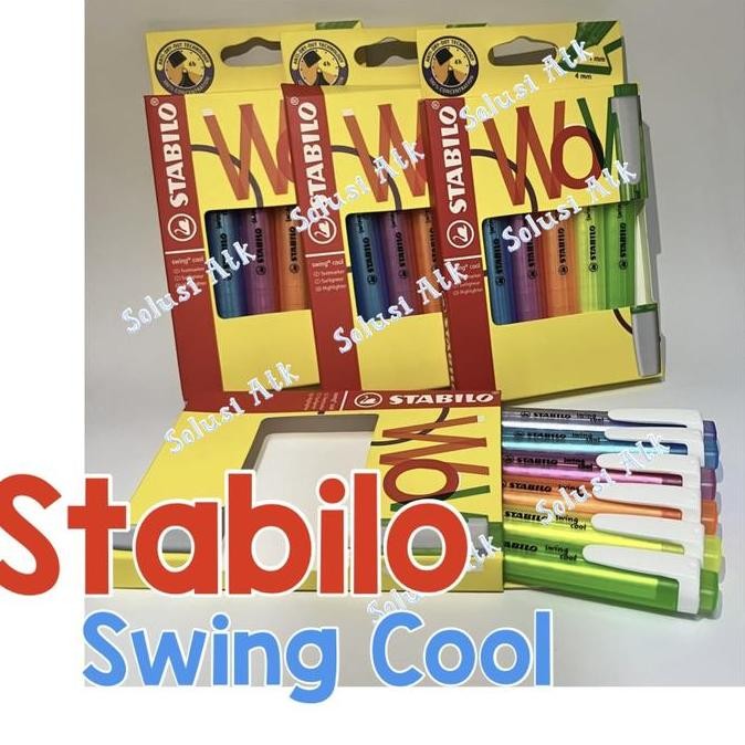 

Stabilo Swing Cool 1Set 1 Set Isi 6Pc 6Pc Campur Warna
