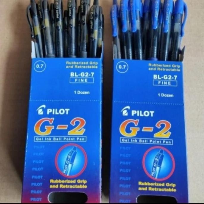 

Pulpen Pilot G-2 Gel Ink Ball Point Pen 0,7Mm(Bl-G2-7) - Hitam, 0,5