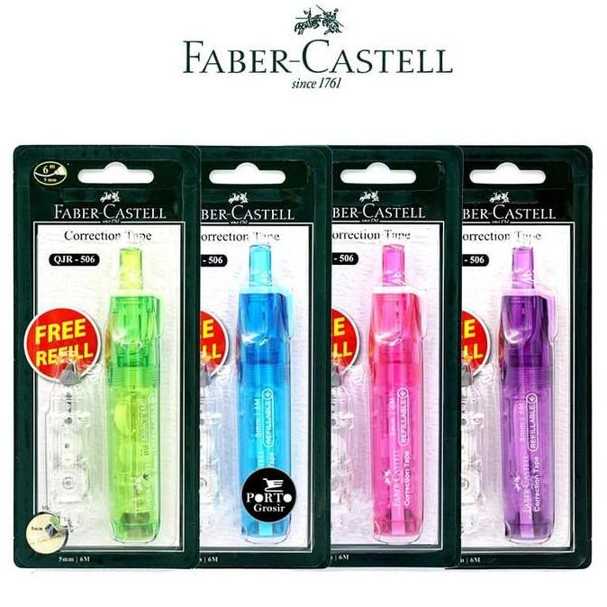 

Promo Terbatas!! Faber Castell Correction Tape Qjr-506 Free Refill
