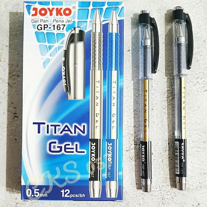 

Pen / Pulpen Titan Gel Joyko Gp-167 0.5Mm