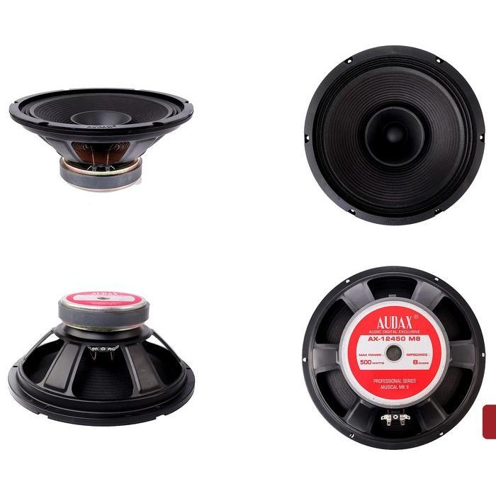 speaker audax 12 inch AX-12450 M8 full range AX 12450 . AX12450 - ORIGINAL Terbaru Berkualitas