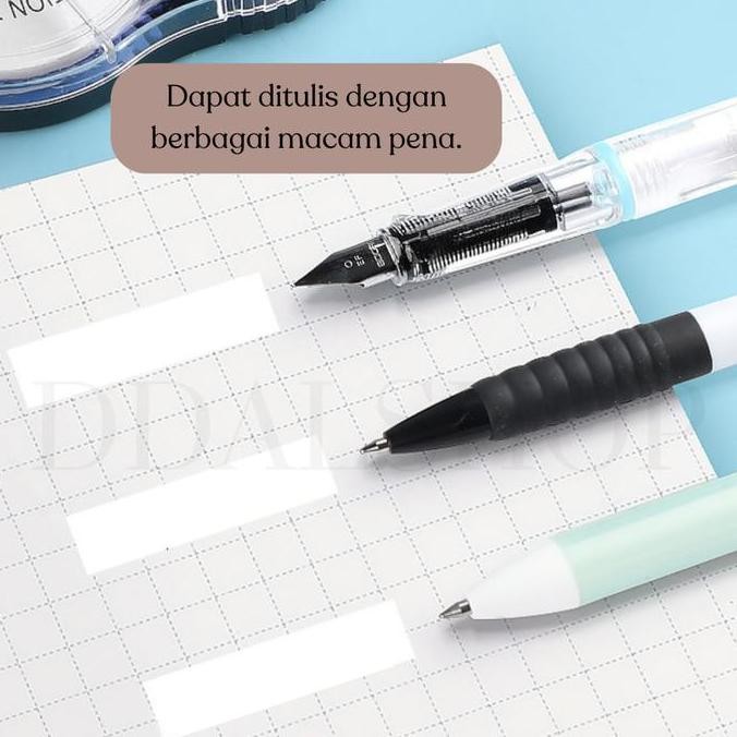 

Correction Tape Penghapus Pulpen Tipe X Kertas Atk Ukuran 12M, 30M