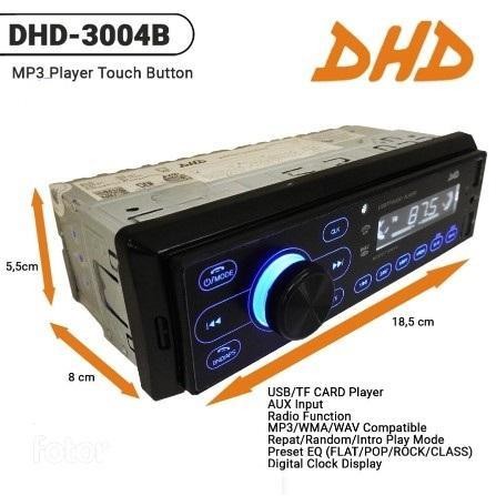 Tape mobil Head Unit Single Din MP3 Player Bluetooth Terbaik Berkualitas