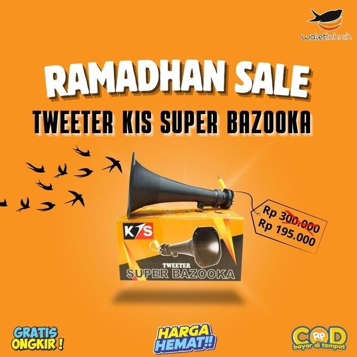 Tweeter KIS pemanggil walet super bazooka Terbaru Berkualitas