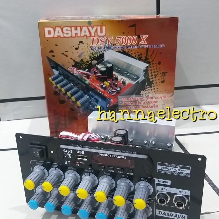 kit aktif speaker stereo sanken dsy 7000x plus mp3 bluetooth subwoofer Terbaru Berkualitas