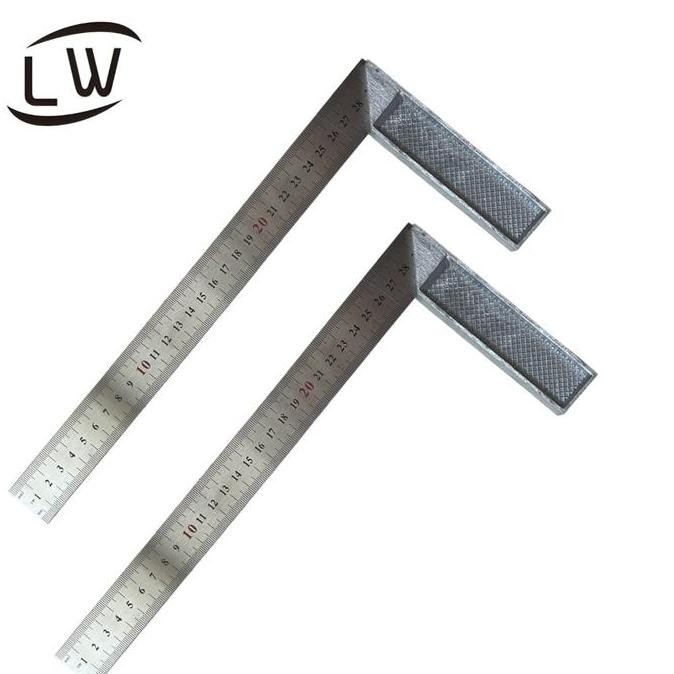 

Penggaris Siku Besi Tukang / Triangle Ruler - 300Mm